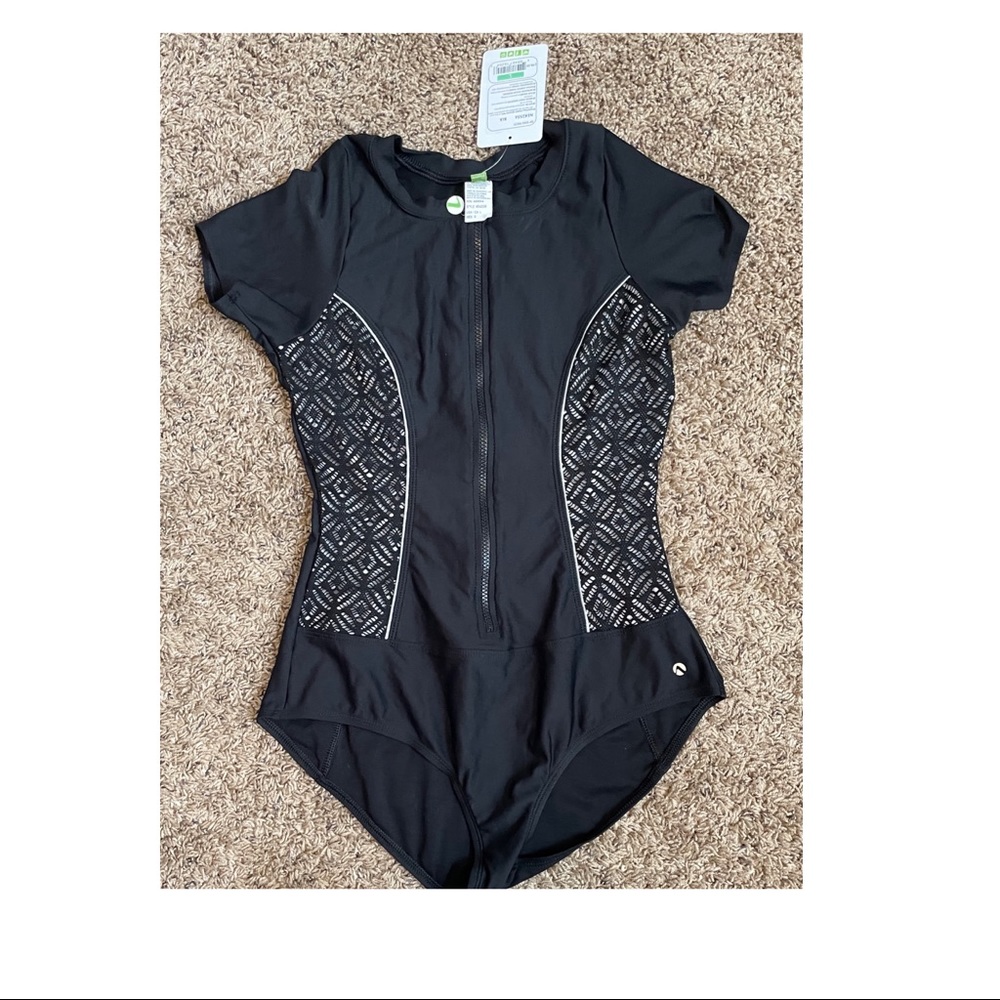 Next Women’s one piece black swimsuit